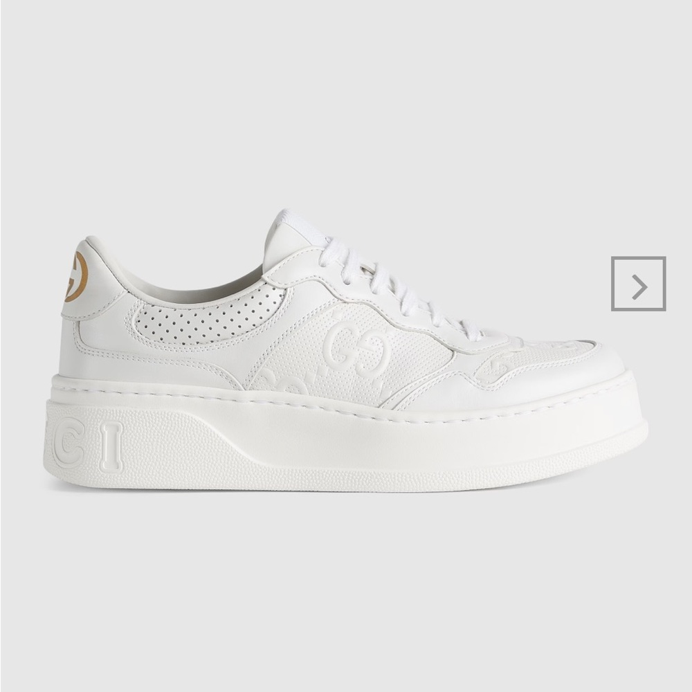 Gucci WOMEN'S GG EMBOSSED SNEAKER